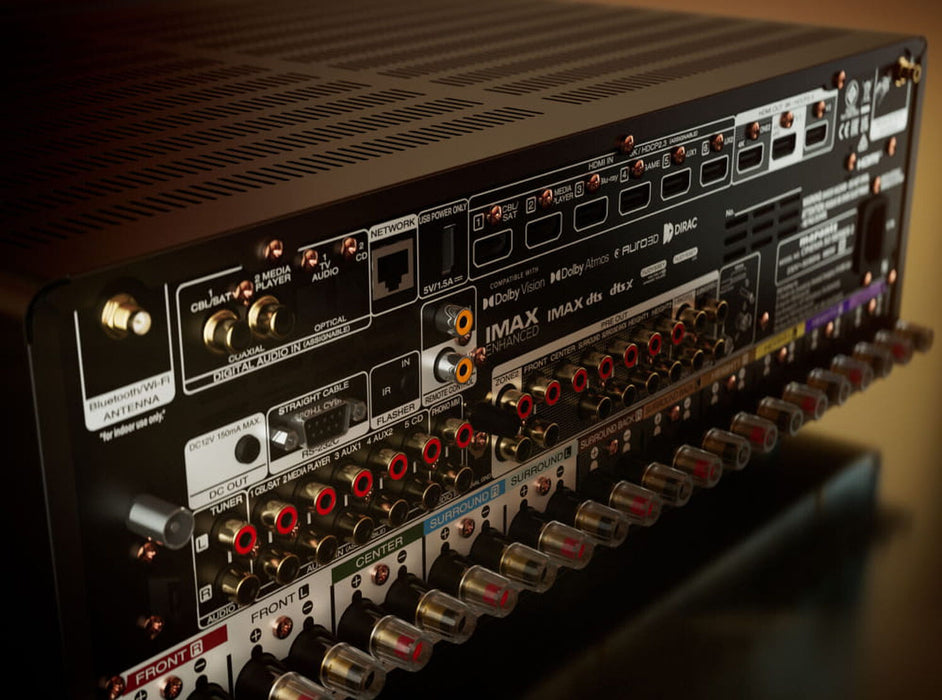 Marantz CINEMA 50 Series 2 AV Receiver - Rear Connections