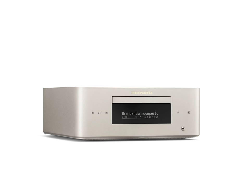 Marantz MCR 60n DAB - Champagne Gold, angled right